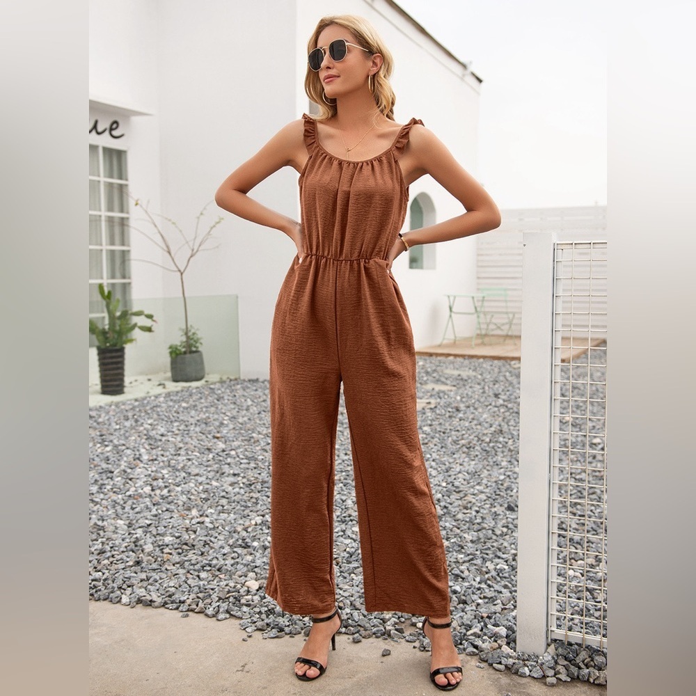 Casual Jumpsuit for Women with Pockets
